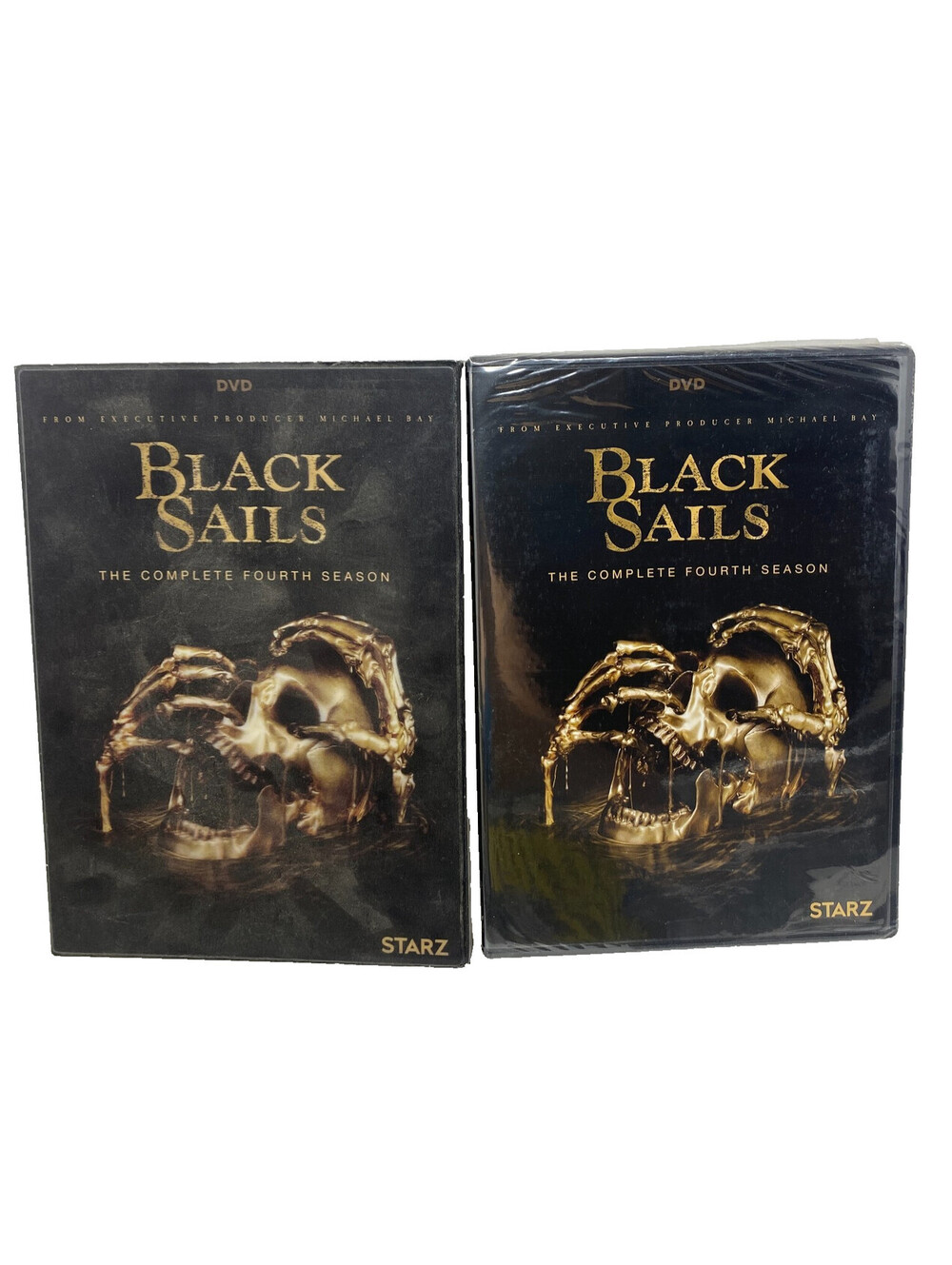 Black Sails Season 4 Complete Fourth Season DVD 2017 Starz 3-Disc w/Slipcover